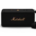 Marshall kaasaskantav bluetooth kõlar Middleton, must/kuldne