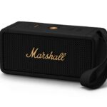 Marshall kaasaskantav bluetooth kõlar Middleton, must/kuldne