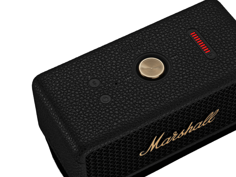Marshall kaasaskantav bluetooth kõlar Emberton III, must/kuldne